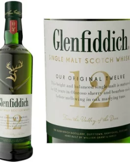 Glenfiddich 12 Year Old Single Malt Scotch Whisky