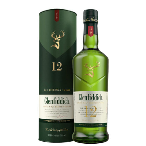 Glenfiddich 12 Year Old Single Malt Scotch Whisky